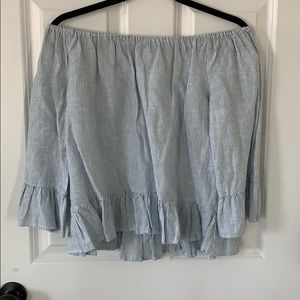 Sanctuary off the shoulder long sleeve top